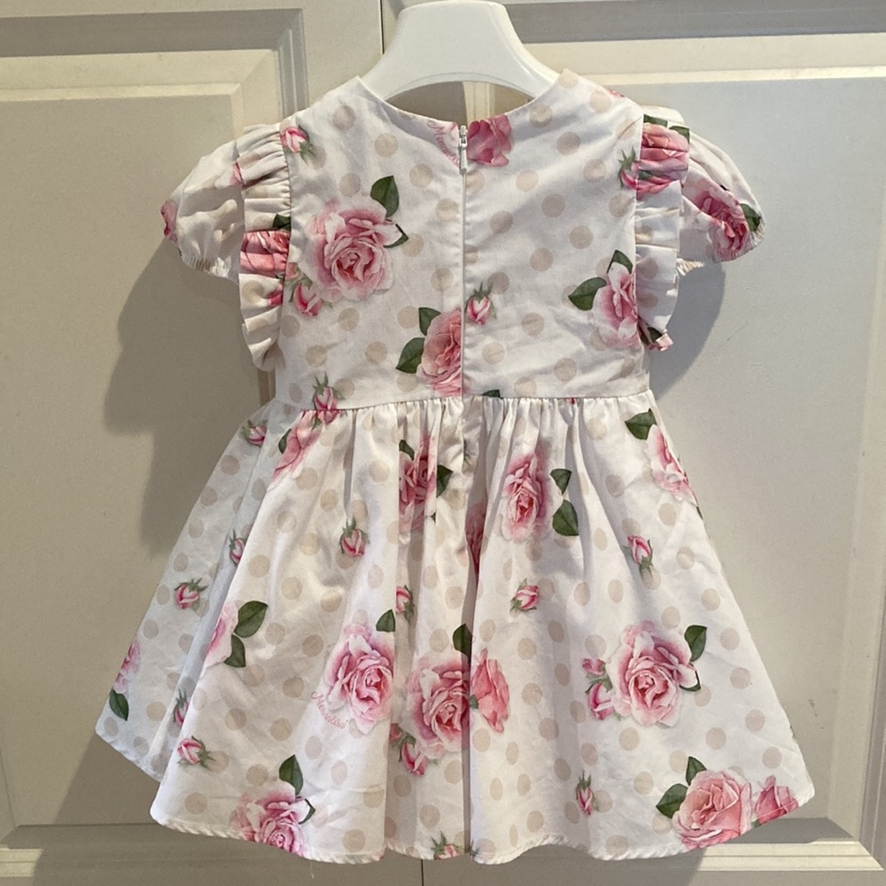 New with Tag Monalisa white floral princess dress (12-18 month) - Picture 2 of 4